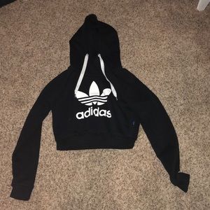 Black Adidas hoodie adult XS